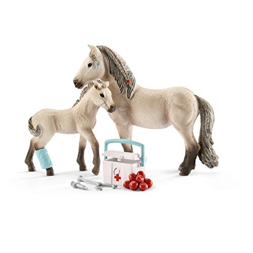 Schleich 42430 Horse Club play set - Horse Club Hannah set de primeros auxilios, juguetes a partir de 5 años