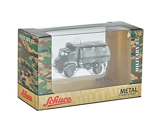 Schuco Unimog S404-Maqueta de Coche (Escala 1:87), diseño de Camuflaje (452652800)