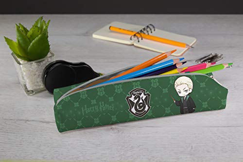 Sd Merchan- Estuche Lapiz Slytherin Dibujos Draco Y Snape Harry Potter (SDTWRN24296)