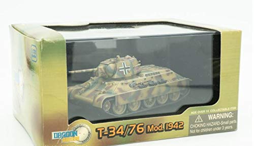 Segunda Guerra Mundial Alemán T-34/76 Mod.1942 Batalla de Kursk 1/72 TANQUE MODELO FINALIZADO