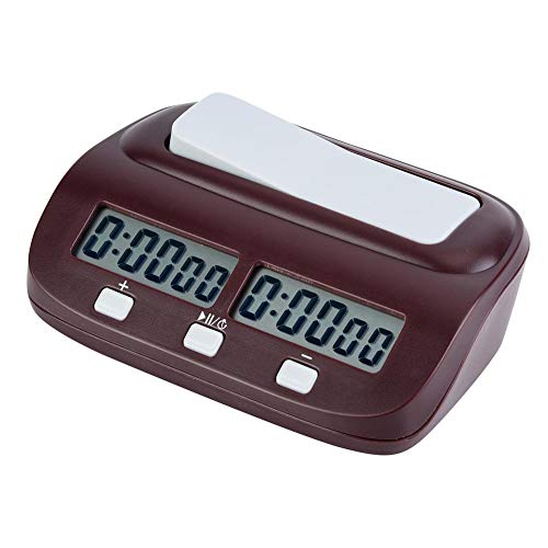 Semiter 【Venta del día de la Madre】 Reloj de ajedrez Digital, Reloj de ajedrez Juego de Mesa Temporizador Juegos de ajedrez Calculadora electrónica, Relojes de ajedrez de Mesa para Profesionales y