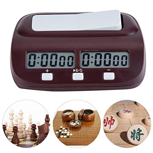 Semiter 【Venta del día de la Madre】 Reloj de ajedrez Digital, Reloj de ajedrez Juego de Mesa Temporizador Juegos de ajedrez Calculadora electrónica, Relojes de ajedrez de Mesa para Profesionales y