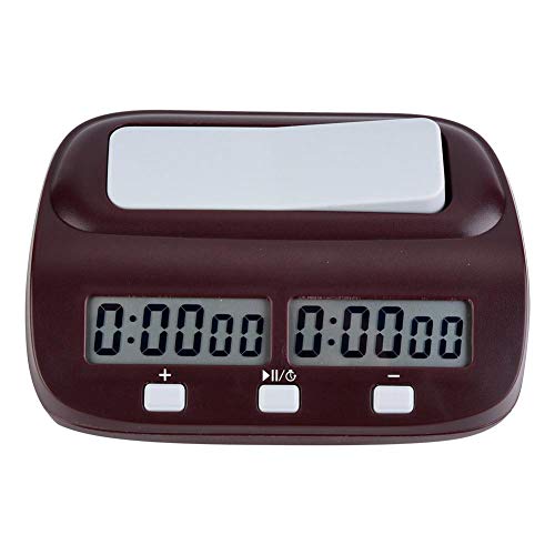 Semiter 【Venta del día de la Madre】 Reloj de ajedrez Digital, Reloj de ajedrez Juego de Mesa Temporizador Juegos de ajedrez Calculadora electrónica, Relojes de ajedrez de Mesa para Profesionales y