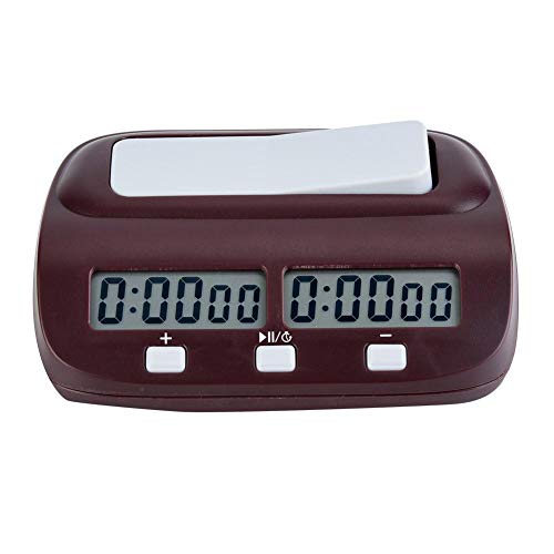 Semiter 【Venta del día de la Madre】 Reloj de ajedrez Digital, Reloj de ajedrez Juego de Mesa Temporizador Juegos de ajedrez Calculadora electrónica, Relojes de ajedrez de Mesa para Profesionales y