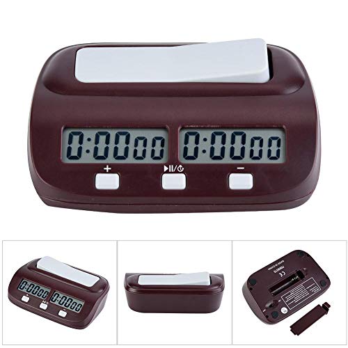 Semiter 【Venta del día de la Madre】 Reloj de ajedrez Digital, Reloj de ajedrez Juego de Mesa Temporizador Juegos de ajedrez Calculadora electrónica, Relojes de ajedrez de Mesa para Profesionales y