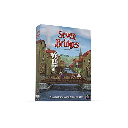 Seven Bridges by Puzzling Pixel Games - Un juego de paseo y escritura en Königsberg histórico - Un juego de rollo y escritura para 1-6 jugadores