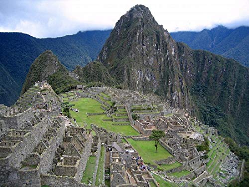 SHILIHOME Ruinas Incas En Machu Picchu Peru Pintura por Numeros DIY Unique