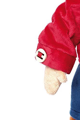 Sigikid 40989 - niñas y niños, Muñeco de Peluche Mono Aprender juguetonamente desvestirse Aprender Rojo / Azul Oscuro