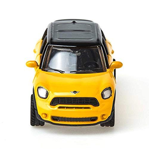 siku 1454, MINI Countryman, Metal/Plástico, Amarillo/Negro, Apertura de puertas