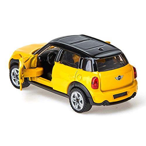 siku 1454, MINI Countryman, Metal/Plástico, Amarillo/Negro, Apertura de puertas