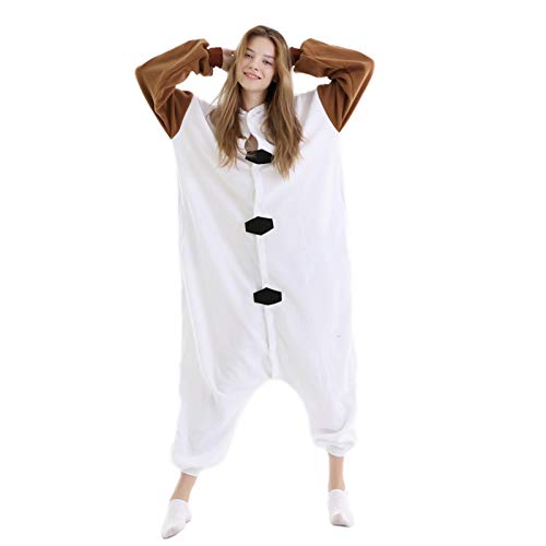 SIYUE Disfraz de Olaf para hombre y mujer, disfraz de Halloween, disfraz de carnaval, para adultos, carnaval, talla XL