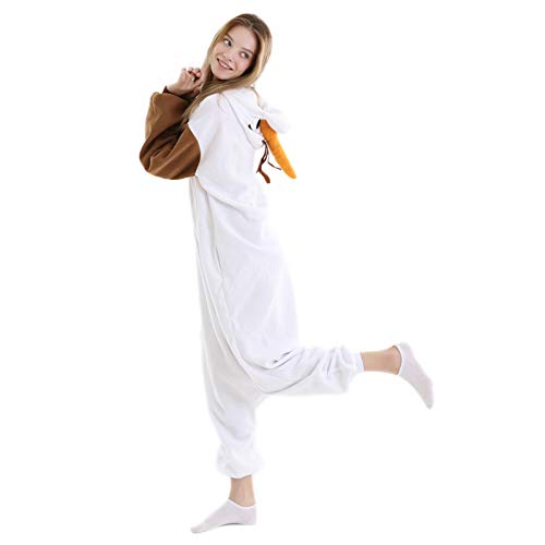 SIYUE Disfraz de Olaf para hombre y mujer, disfraz de Halloween, disfraz de carnaval, para adultos, carnaval, talla XL