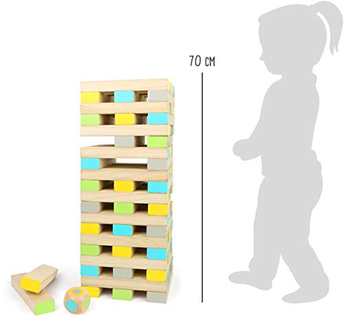 small foot 12027 Active - Torre móvil XXL de Madera certificada FSC®, Juego Familiar para Exteriores, a Partir de 3 años