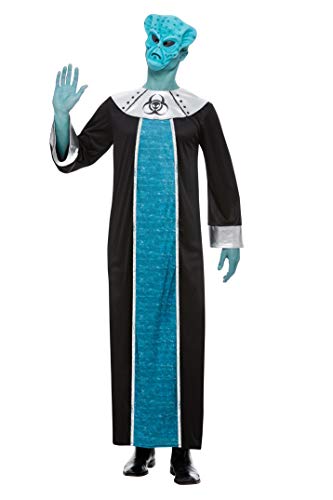 Smiffys 51015M Alien Lord, Hombre, Azul, M – Talla 38"-40"