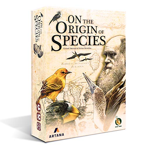 Sobre el origen de la especie - Ciencia - Un juego de mesa de estrategia científica de los viajes de Charles Darwin a bordo de HMS Beagle - Juguete educativo de evolución de la biología para niño