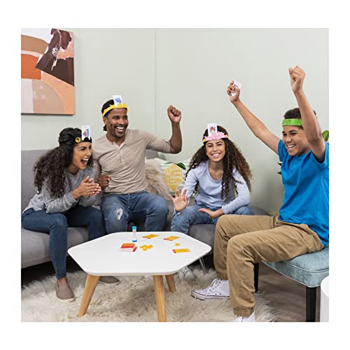 Spin Master Games Juego de adivinanzas de imágenes Hedbanz para niños y familias