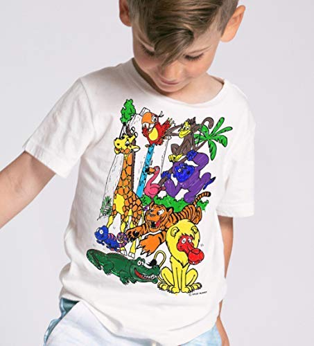 Splat Planet Zoo Playera con 10 bolígrafos mágicos Lavables no tóxicos, Colorear y Lavar (9-11 años)