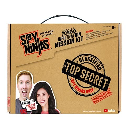 Spy Ninjas ZORGO Spy Recruiter Kit - DE VY QWAINT Y Chad Wild Clay (41172)