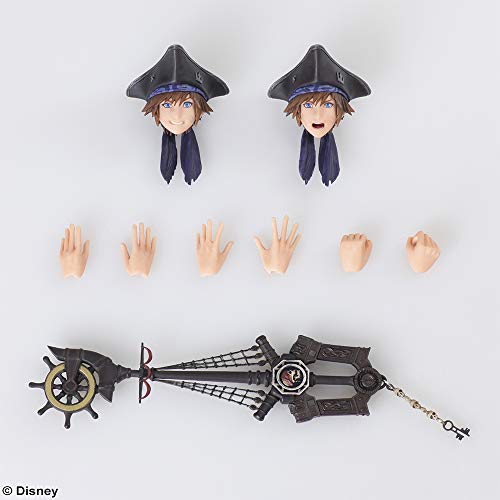 Square Enix Figura Sora Pirates of The Caribbean 15 cm. Kingdom Hearts III. Bring Arts