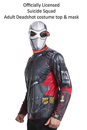 Suicide Squad - Disfraz de Deadshot para hombre, Talla única adulto (Rubie's 810998)