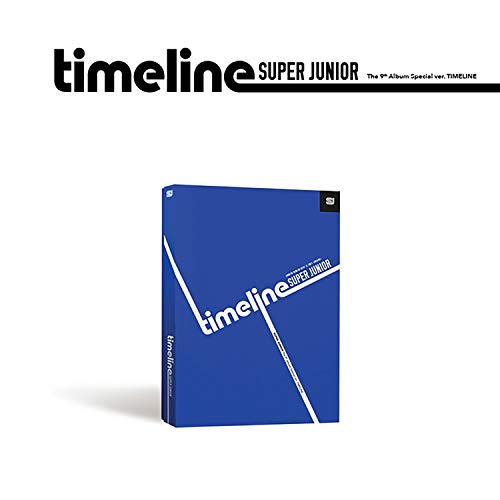 SUPER JUNIOR 9th Special Version Album - [ TIMELINE ] CD + Photobook + Accordion Flyer + F.G