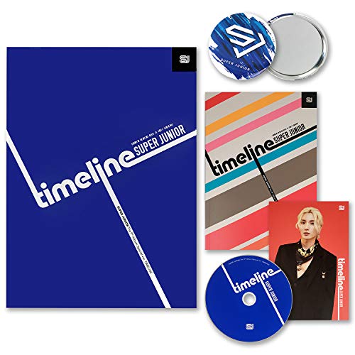 SUPER JUNIOR 9th Special Version Album - [ TIMELINE ] CD + Photobook + Accordion Flyer + F.G