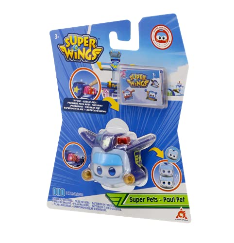 Super Wings EU750415 Super Pet Paul, Azul