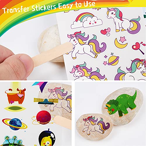 Tacobear Piedras Pintar Juegos para Niños Manualidades DIY Kit Juguetes de Pintura Creativo Regalo Manualidades para Niño Niña de 3 4 5 6 7 8 9 10 años