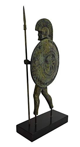 Talos Artifacts - Figura de guerrero griego antiguo de bronce – Homer iliad Trojan War – réplica de museo