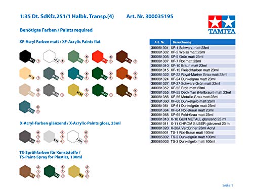 Tamiya - Maqueta de Tanque Escala 1:35 (35195)