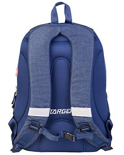 Target BACKPACK 3 ZIP DUEL DARK JEANS 26651