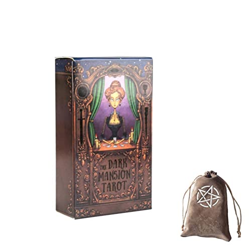 Tarot de la mansión Oscura,Dark Mansion Tarot,with Bag,Party Game