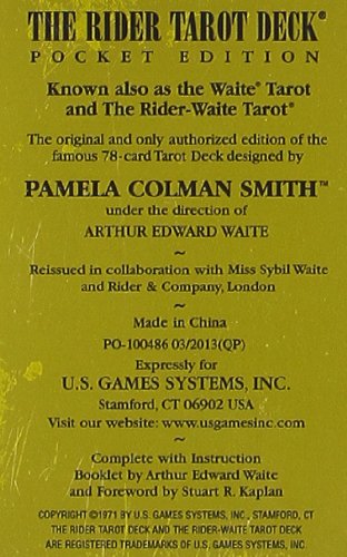 Tarot Rider Waite. Pocket