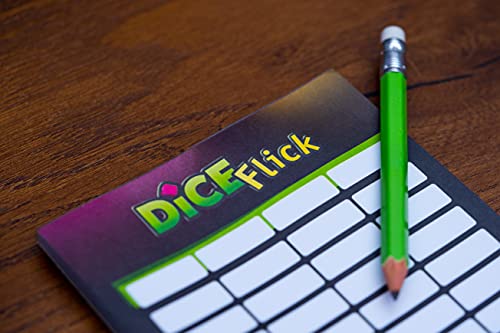 TCGFACTORY Dice Flick Juego de Dados de destreza y Habilidad