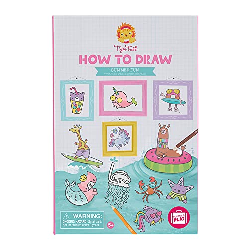 Tiger Tribe- How to Draw/Summer Fun Kits de Acuarelas, Multicolor (3760276)