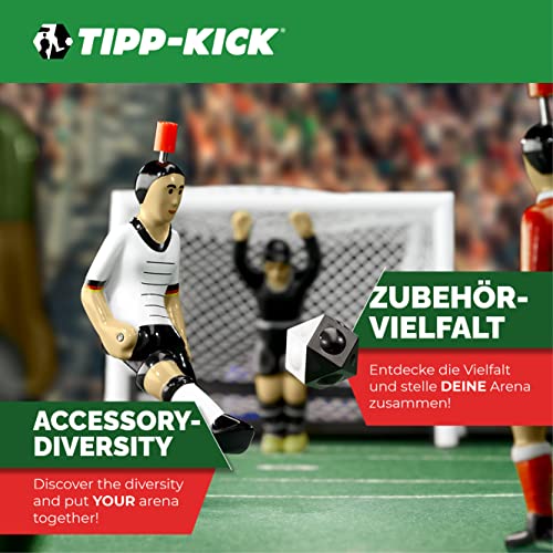 TIPP-KICK Pelotas de Repuesto, 5 Piezas I Accesorios Originales Aptos para Todos Nuestros Juegos I Repuestos TIPP-KICK I Negro/Blanco y Rojo/Amarillo