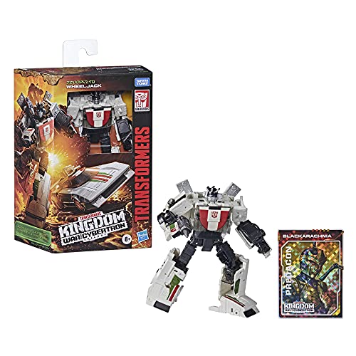 Transformers Generations War for Cybertron: Kingdom Deluxe WFC-K24 Wheeljack-Figura de acción (14 cm, a Partir de 8 años), Multicolor (Hasbro F0678)