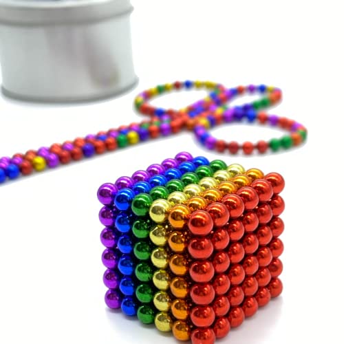 Trendy Firm - 100 Piezas Bolas Magneticas de Colores, Bolitas magneticas y Bolas de iman para Pizarra Nevera construcciones y Figuras Creativas Puzzle 3D antiestres