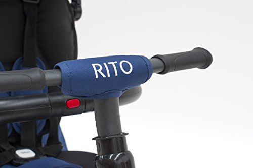 Triciclo Evolutivo para Bebés QPlay Rito Air - Plegable - con Pedales - Azul - De 10 a 36 Meses - Peso máximo soportable 25kg