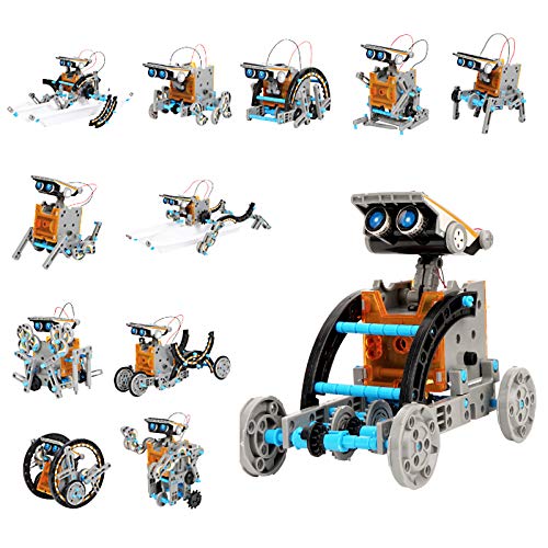 Ulikey Robot Juguete para Niños, 12 en 1 Kit de Ciencia, Kit de Construcción Robot Solar, DIY Juguete Educativo, Regalos Creativo para Niños de 8 a 12 Años