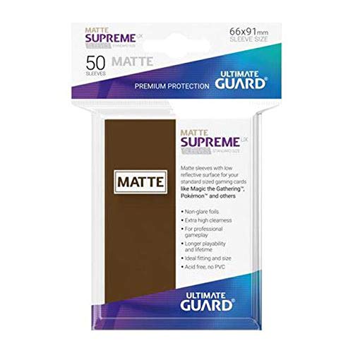 Ultimate Guard Supreme UX mangas juego de cartas, color negro , color/modelo surtido