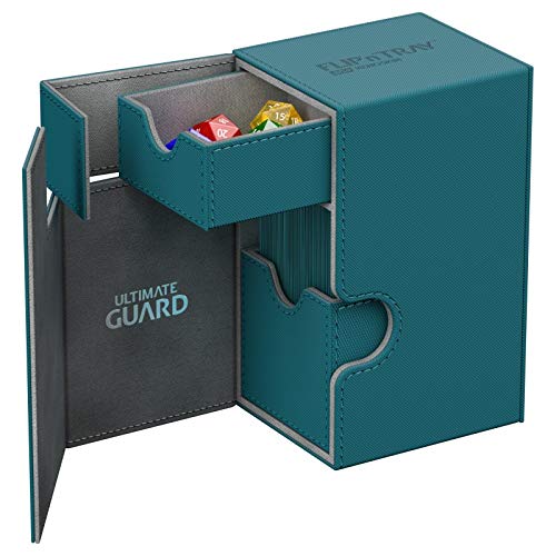 Ultimate Guard UGD010771 Box Flip´n´Tray - Funda para Cubierta (80 Unidades, tamaño estándar), Color Azul