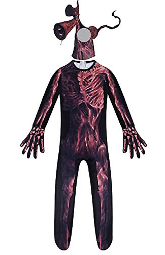 VersusModa Simile SCP 6789 - Máscara para carnaval de Siren Cosplay SCP con cabeza SIREN01 marrón 160 cm