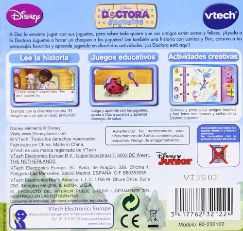 VTech- Doctora Juguetes Juego para Tablet, Multicolor (3480-232122)