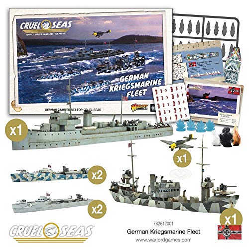 Warlord Games Cruel Seas Miniatures Game Expansion Set German Kriegsmarine Fleet *English Vers