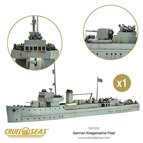 Warlord Games Cruel Seas Miniatures Game Expansion Set German Kriegsmarine Fleet *English Vers