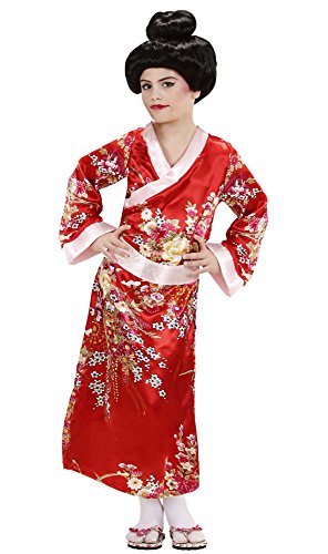 WIDMANN Video Delta Geisha vestuario Medio 10.8 años para niños (140 cm) para Oriental del vestido de lujo de China