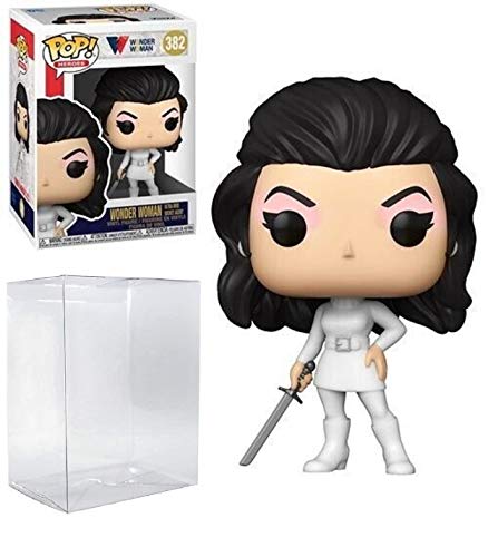 Wonder Woman Ultra Mod Secret Agent 80th Anniversary Pop #382 DC Super Heroes Vinyl Figure (Bundled with EcoTek Protector to Protect Display Box)