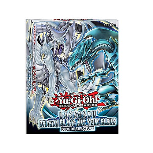 Yu Gi Oh! – Deck de estructura de 41 cartas La Saga del dragón blanco con ojos azules – Versión francesa