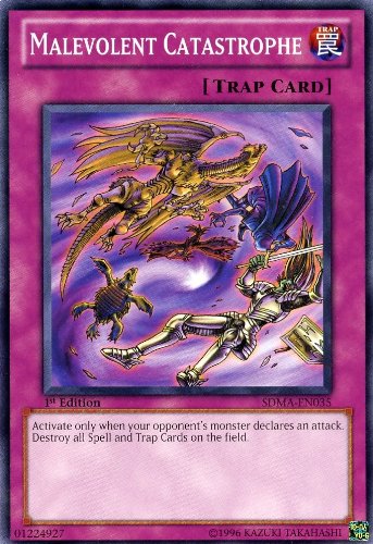 YU-GI-OH! - Malevolent Catastrophe (SDMA-EN035) - Structure Deck: Marik - 1st Edition - Common by